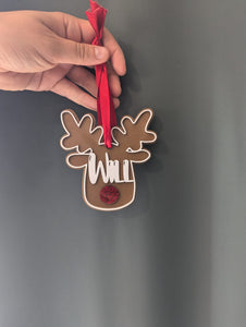Reindeer Ornament / Tag